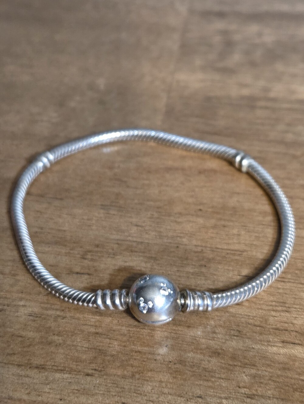 Pandora Sterling Silver Disney Mickey Mouse CZ Bracelet